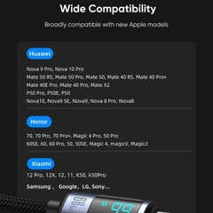 Cáp sạc iPhone Joyroom Prism Series Digital Display Fast Charging Data Cable có màn hình hiển thị công suất nhiều phiên bản sạc type c công suất lên 100w