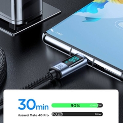 Cáp sạc iPhone Joyroom Prism Series Digital Display Fast Charging Data Cable có màn hình hiển thị công suất nhiều phiên bản sạc type c công suất lên 100w