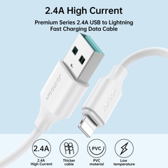 Cáp sạc Joyroom S-UL012A9 2.4A USB iPhone Fast Charging Data Cable