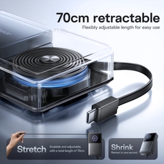 Sạc dự phòng Joyroom PR1 sạc nhanh 22.5W dung lượng 10000mAh tích hợp dây sạc rút di động gọn nhẹ