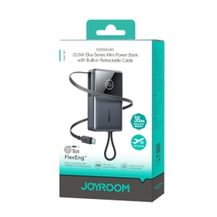 Sạc dự phòng Joyroom PR1 sạc nhanh 22.5W dung lượng 10000mAh tích hợp dây sạc rút di động gọn nhẹ