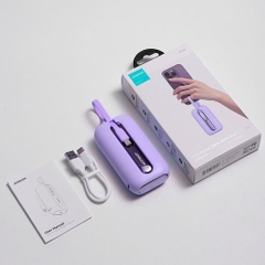 Sạc dự phòng 22.5W Joyroom L012 Colorful siêu nhỏ 10.000mAh tích hợp cáp sạc dùng cho các loại điện thoại iPhone, Samsung, XIaomi