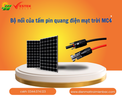 Bộ nối của tấm pin quang điện mặt trời MC4