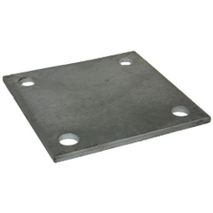 Bản mã sắt thép vuông chân đế cột sắt 15
