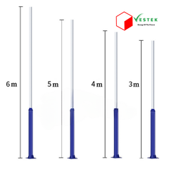Cột đèn năng lượng mặt trời 6m