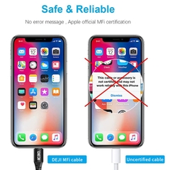 Cáp sạc nhanh cao cấp chuẩn Apple MFi 2.4A chất lượng cao DEJI
