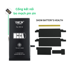 [Hiển thị 100% tình trạng pin trong Cài đặt] Pin iPhone 14 Dung lượng cao 3610mAh công nghệ mới Deji