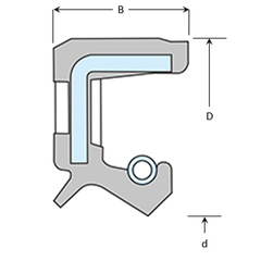 50x70x12 NBR RST ERIKS