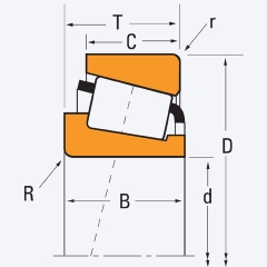 JM734445/JM734410V Timken