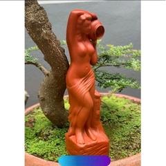 Tượng cô gái đổ nước H50cm ⚡FREE SHIP⚡gốm sứ Bát Tràng,l