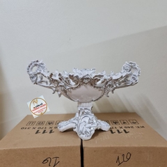 Bình hoa composite 💯BAO BỂ VỠ💯 dáng thuyền hoa cao 21cm