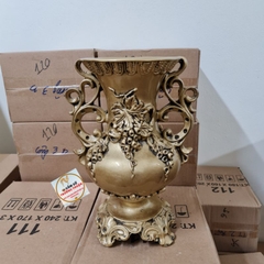 Bình hoa cắm lông công, hoa lua ⚡BAO BỂ VỠ⚡composite dáng cúp số 38 cao 34cm
