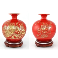 🔥[Giàu sang] Lọ hoa hút lộc - bình hút tài lộc gốm sứ bát tràng