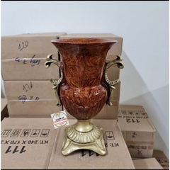 Bình cắm hoa Composite Bầu 64 ( Cắm hoa lụa, lông công...) Cao 36cm