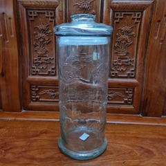 Bình ngâm rượu Thuỷ tinh dáng trụ rồng có vòi, không vòi 6L, 8L, 10L, 12L, 15L, 19L