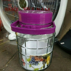 Bình Ngâm Rượu Thủy Tinh 2 lít, 3 Lít, 5 Lít Quai Xách