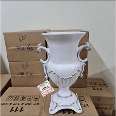 Bình cắm hoa Composite Bầu 64 ( Cắm hoa lụa, lông công...) Cao 36cm