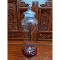 Bình Ngâm Rượu Sâm Thủy Tinh loại 6 lít, 10 lít và 15 lít Có Vòi và Không Vòi