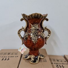 Bình hoa composite Cúp 83 H41cm ( cắm lông công, hoa lụa...)💯BAO BỂ VỠ💯