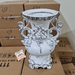 Bình hoa cắm lông công, hoa lua ⚡BAO BỂ VỠ⚡composite dáng cúp số 38 cao 34cm