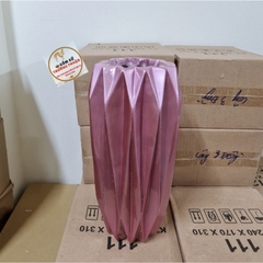 Bình cắm Hoa composite Ly Trám (Cắm hoa lụa, cắm lông công) Cao 39cm