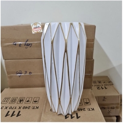 Bình cắm Hoa composite Ly Trám (Cắm hoa lụa, cắm lông công) Cao 39cm