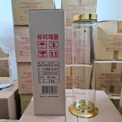 Bình Thủy Tinh Ngâm Rượu Hàn Quốc Dáng Trụ
