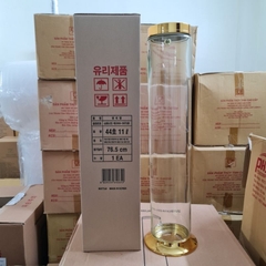 Bình Thủy Tinh Ngâm Rượu Hàn Quốc Dáng Trụ
