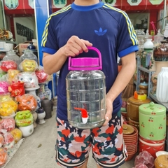 Bình Ngâm Rượu Thủy Tinh 2 lít, 3 lít, 5 lít, 8 lít, 10 lít, 12 lít, 16 lít, 20 lít Quai Xách