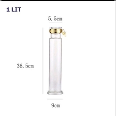 Bình Ngâm Rượu Thủy Tinh Ngâm Sâm (1 Lít, 1.5 Lít, 2.5 Lít) Có Khóa
