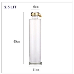 Bình Ngâm Rượu Thủy Tinh Ngâm Sâm (1 Lít, 1.5 Lít, 2.5 Lít) Có Khóa