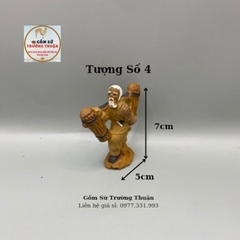 Tượng gốm mini 10k phụ kiến trang trí hòn nam bộ, hồ cá, bể cá