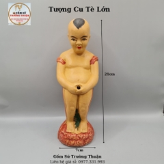 Chú tiểu, Cậu Bé Tè (Đất Nung) Trang Trí Hòn Non Bộ; Tháp Nước