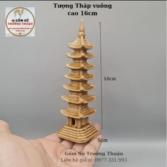 Tháp vuông H16cm Trang Trí Hồ Cá,Bể Cá-Hòn Non Bộ