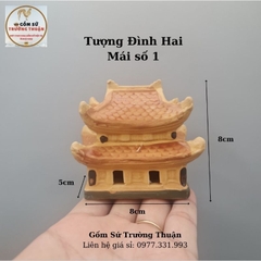 Đình Làng Bắc Bộ - Phụ kiện trang trí tiểu cảnh hồ cá, bể cá, hòn non bộ, sân vườn