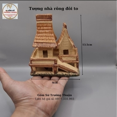 Nhà Rông Mini - Phụ kiện trang trí tiểu cảnh hồ cá, bể cá, hòn non bộ, sân vườn