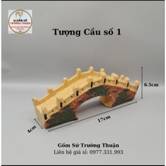 Tượng gốm tháp chùa, mô hình ngôi nhà sàn, nhà rơm làm phụ kiện trang trí tiểu cảnh, trang trí bể cá, hòn non bộ