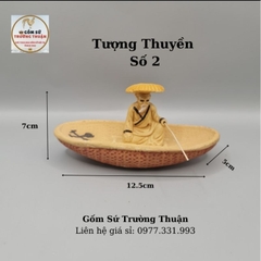 Tượng gốm tháp chùa, mô hình ngôi nhà sàn, nhà rơm làm phụ kiện trang trí tiểu cảnh, trang trí bể cá, hòn non bộ