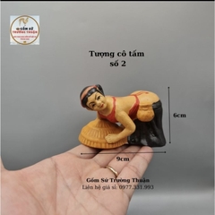 Tượng gốm tháp chùa, mô hình ngôi nhà sàn, nhà rơm làm phụ kiện trang trí tiểu cảnh, trang trí bể cá, hòn non bộ