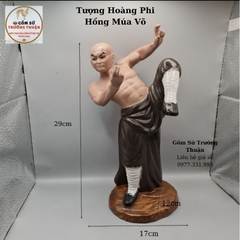 Tượng Bonsai Hoàng phi hồng màu nâu đen gốm Bát tràng 1 size CT-16 ⚡️BAO SHIP, BAO BỂ VỠ⚡️