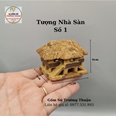 Tượng Nhà Sàn Trang Trí Bể Cá, Hòn Nam Bộ ⚡️FREE SHIP, BAO BỂ VỠ⚡️