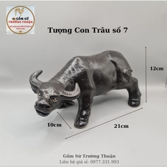 Tượng Con Trâu TO Trang Tri Tiểu Cảnh Hòn Nam Bộ