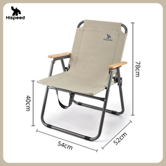 Ghế Koala cắm trại, quán cà phê gấp gọn, thư giãn (HISPEED) | Size L