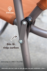 Ghế Koala cắm trại, quán cà phê gấp gọn, thư giãn (HISPEED) | size M