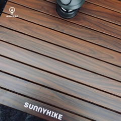 Bàn trứng cuộn hợp kim nhôm hai lớp, màu gỗ óc chó cao cấp SK940005-M (SUNNYHIKE) | size M