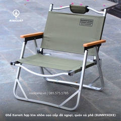Ghế Kermit hợp kim nhôm cao cấp dã ngoại, camping, quán cà phê SK940001-M (SUNNYHIKE) | size M