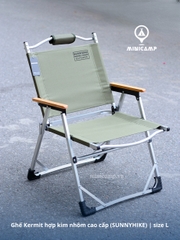 Ghế Kermit hợp kim nhôm cao cấp dã ngoại, camping, quán cà phê SK940001-L (SUNNYHIKE) | size L