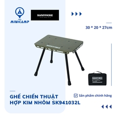 Ghế gấp chiến thuật hợp kim nhôm cao cấp dã ngoại, camping SK941032L (SUNNYHIKE)
