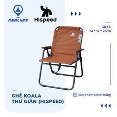 Ghế Koala cắm trại, quán cà phê gấp gọn, thư giãn (HISPEED) | Size L