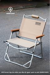 Ghế Kermit hợp kim nhôm cao cấp dã ngoại, camping, quán cà phê SK940001-L (SUNNYHIKE) | size L